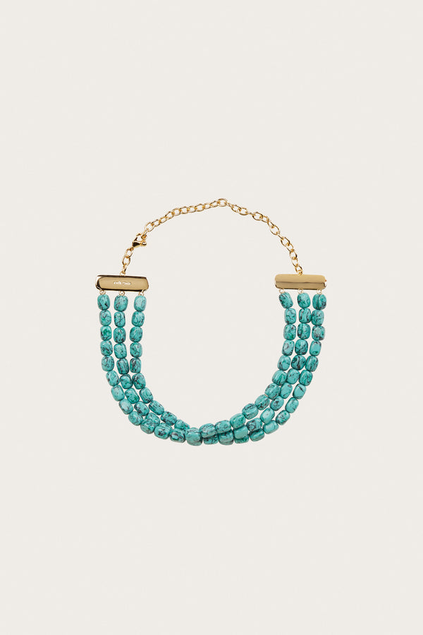 NORA CHOKER - TURQUOISE