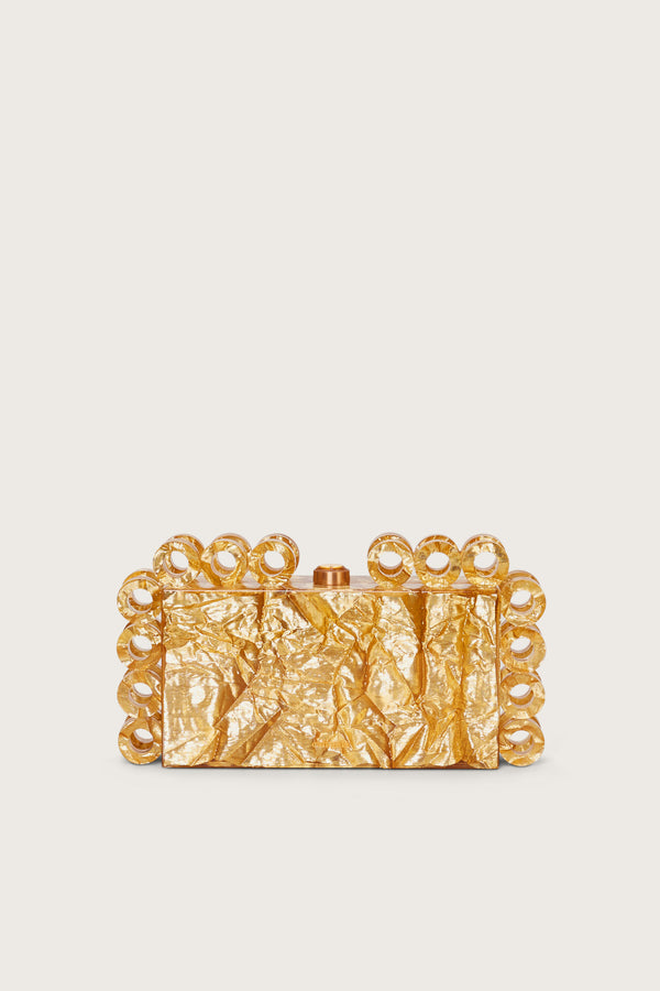 HARLOW CLUTCH - GOLD