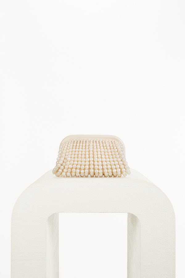 NIA MINI CLUTCH - IVORY