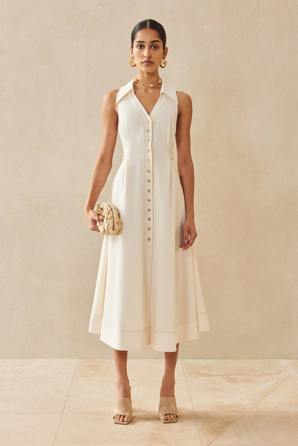 BELLA DRESS - OFF WHITE