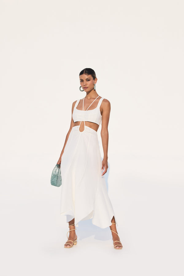 EILEEN DRESS - OFF WHITE