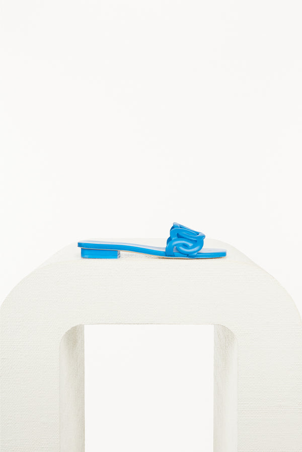 CELINE FLAT - ELECTRIC BLUE