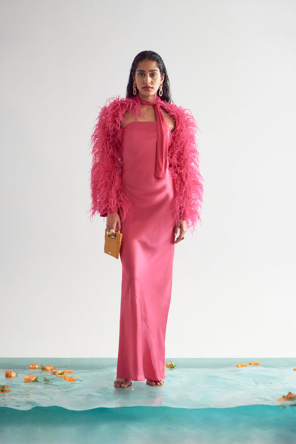 PERLA GOWN - DRAGONFRUIT