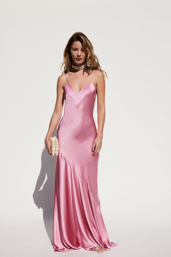 CRISSY GOWN - SHELL PINK