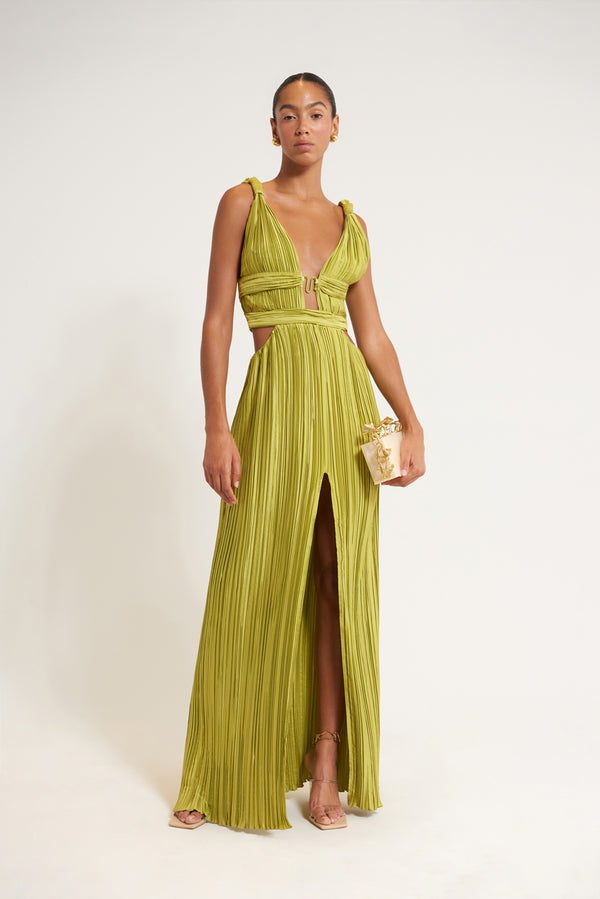 DAVIDA GOWN - PINE