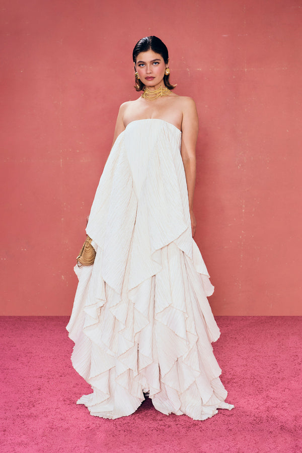 CALYPSO GOWN - OFF WHITE