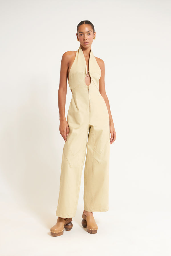 SERENA JUMPSUIT - KHAKI