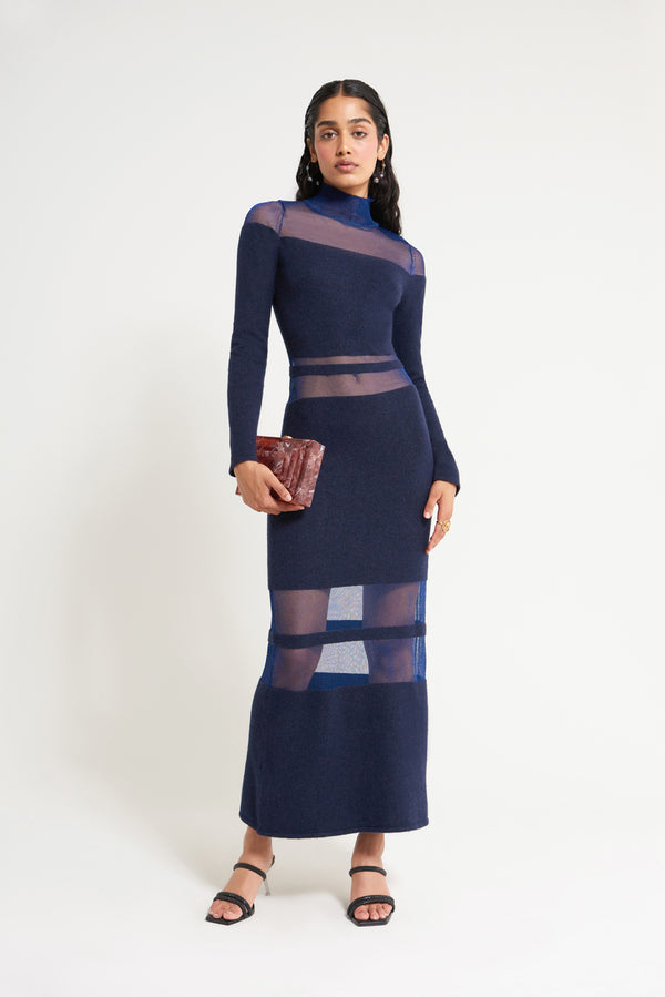 EBONY KNIT DRESS - ASPEN