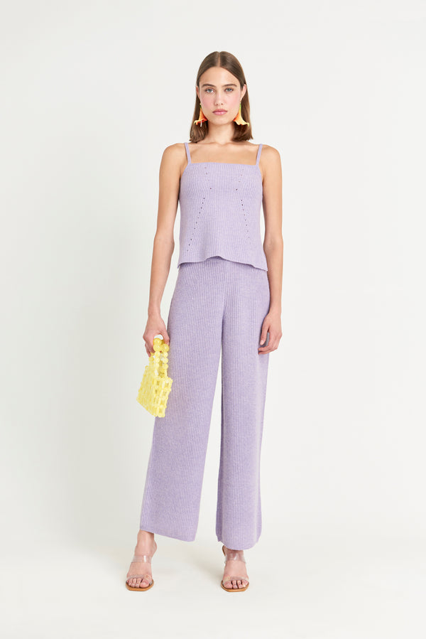 PIPER KNIT PANT - AMETHYST