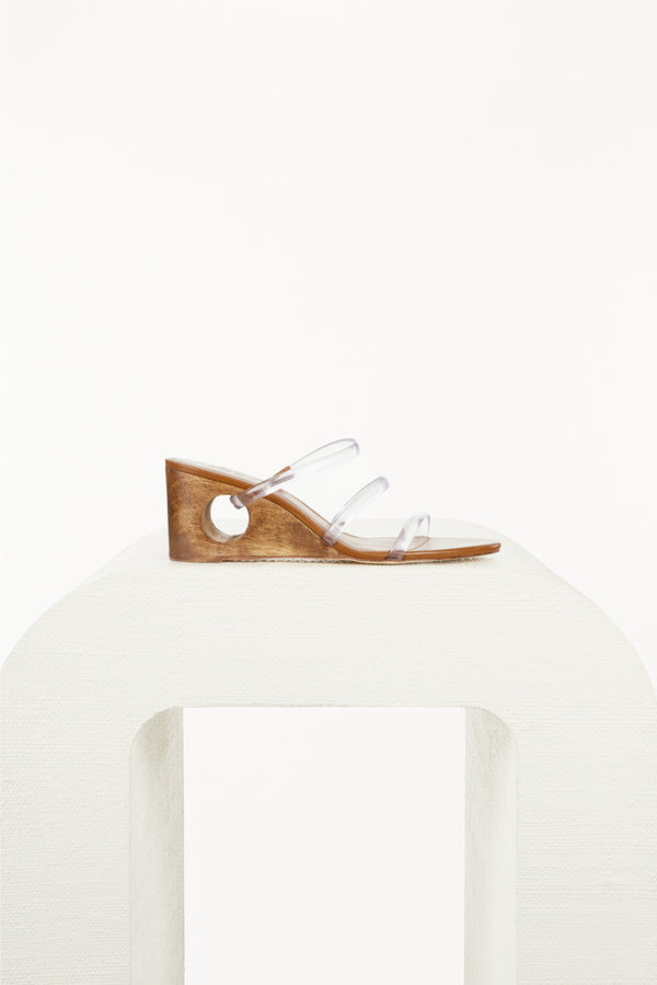 MERCED SANDAL - CLEAR